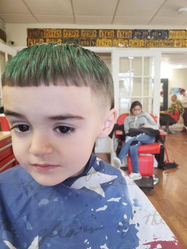 Kid's Haircuts with Coloring