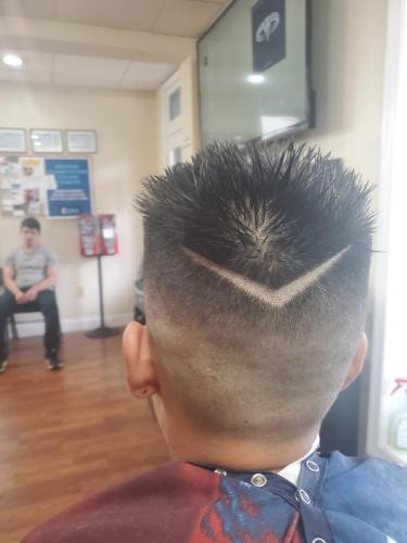 Spiked Fade with Design